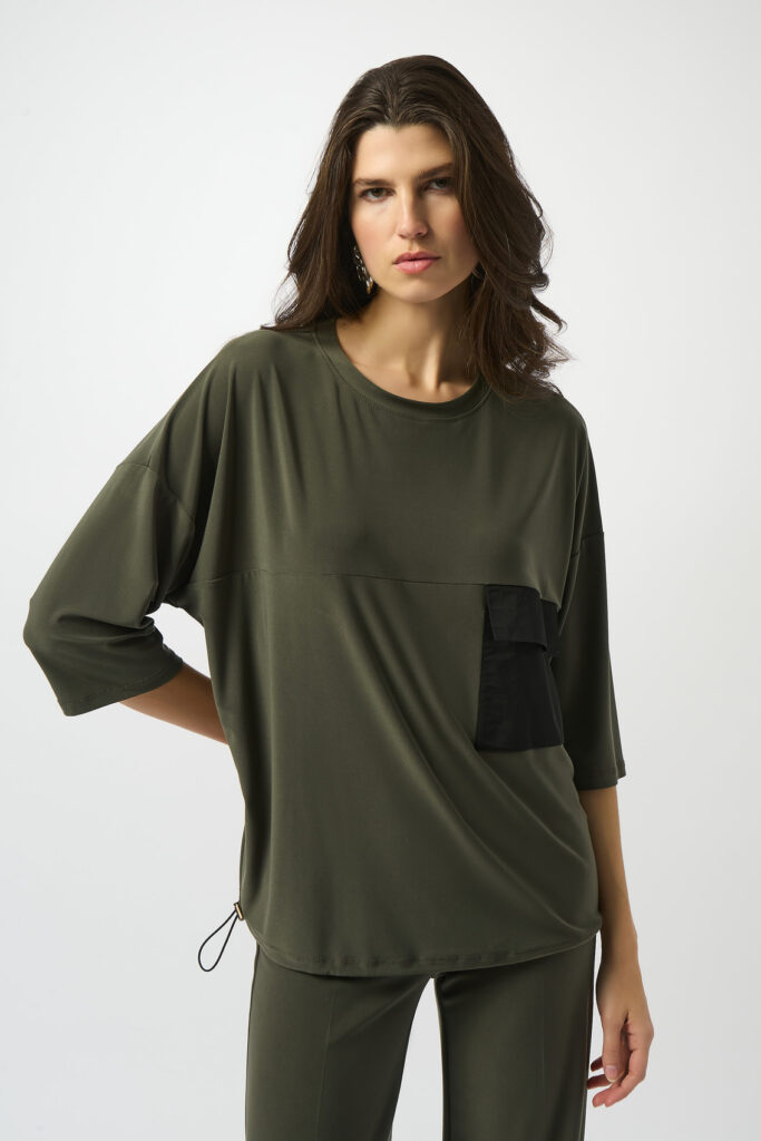 Joseph Ribkoff 253024 Silky Knit And Memory Cocoon Top