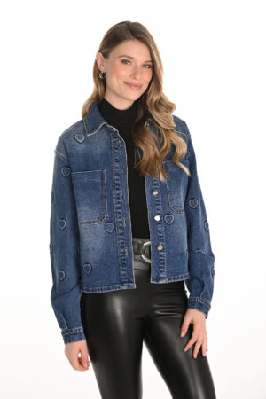 Frank Lyman 253708 Medium Blue Denim Jacket