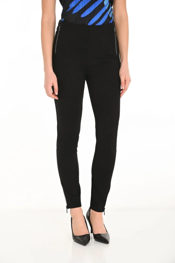 Frank Lyman 253739 Black Diamante Detail Trousers