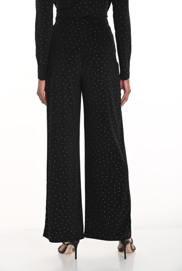 Frank Lyman 259335 Black Diamante Detail Trousers