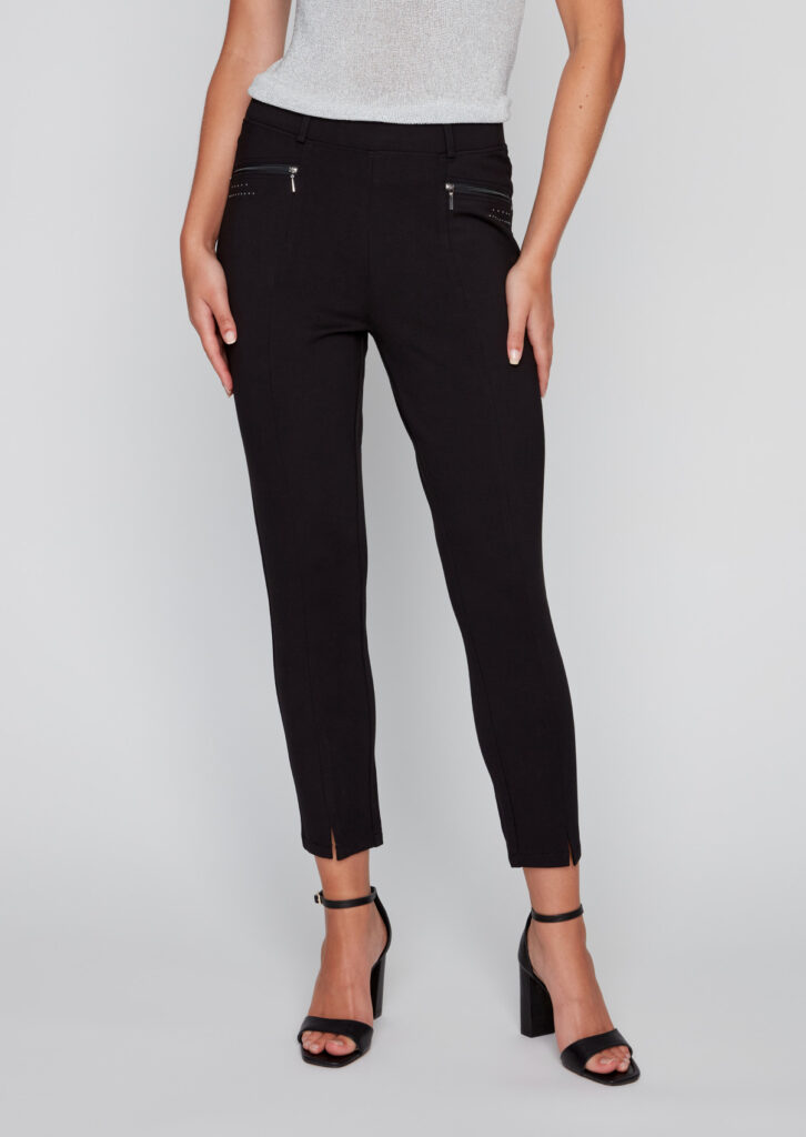 Coco Y Club 3033 Cropped Pull-On Trousers