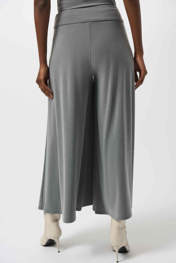 Joseph Ribkoff 253152 Grey Melange Culotte Trousers