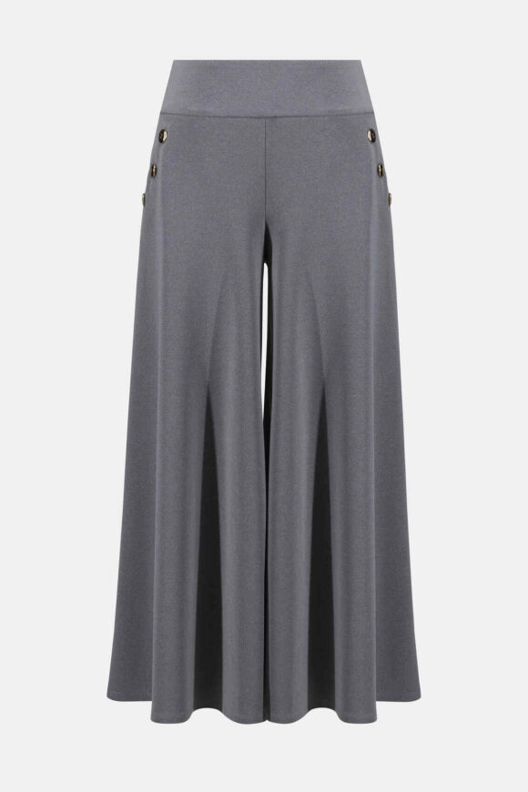 Joseph Ribkoff 253152 Grey Melange Culotte Trousers