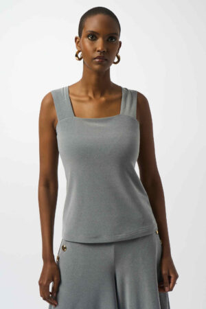 Joseph Ribkoff 253291 Grey Melange Fitted Camisole