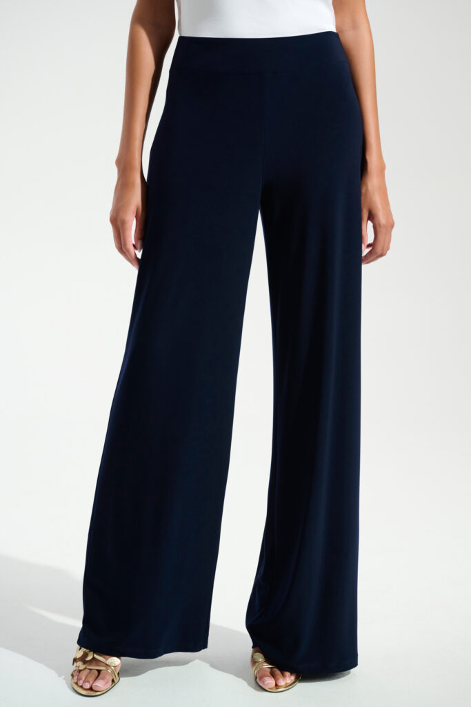 Joseph Ribkoff 221340 Midnight Blue Wide-Leg Trousers
