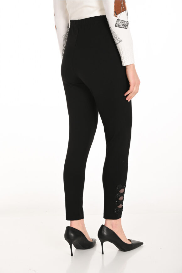 Frank Lyman 253810 Black Bow Detail Trousers