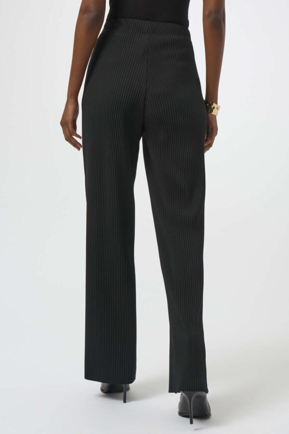 Joseph Ribkoff 254006 Pleated Scuba Crepe Wide-Leg Trousers
