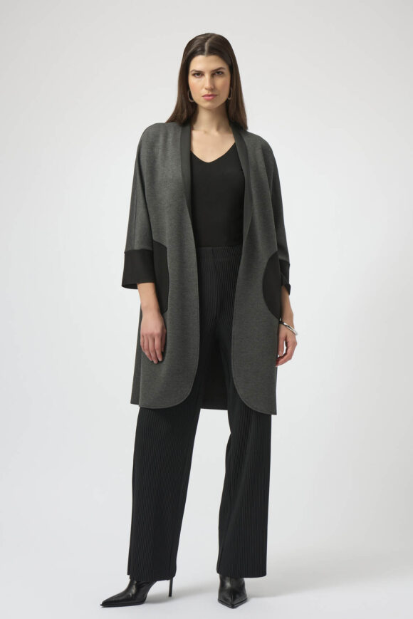Joseph Ribkoff 254040 Scuba Jersey Straight Cover-Up