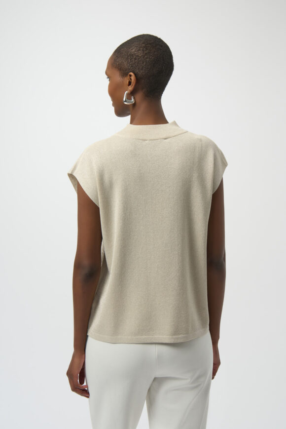Joseph Ribkoff 254935 Rhinestones Detail Knit Top