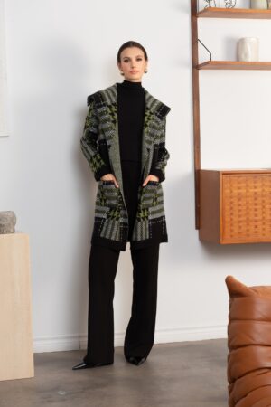 A46168 green(cardigan)+A46446(pants)