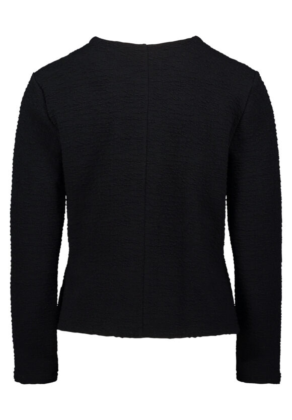 Betty Barclay Black Round Neck Slightly Fitted Jacket