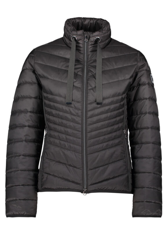 Betty Barclay Black Lightweight Quilted Jacket With Drawstring