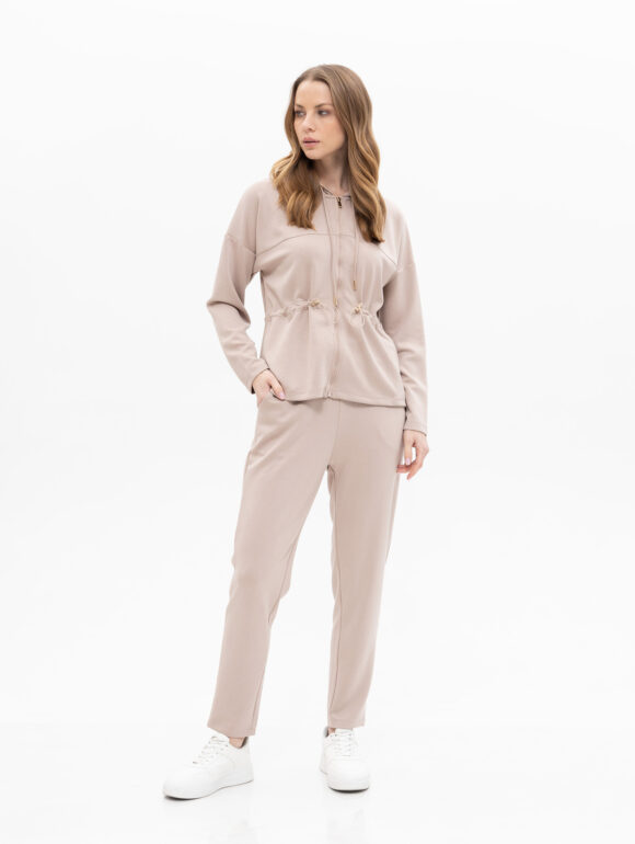 Passioni 18288 Beige Pull-On Trousers
