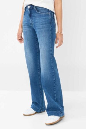 Brax Maine Denim Blue Wide Leg Super Stretchy Jeans