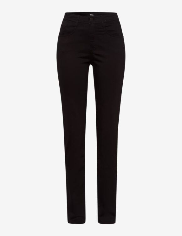 Brax Mary Black Regular Fit Stretchy Jeans