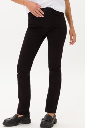 Brax Mary Black Regular Fit Stretchy Jeans