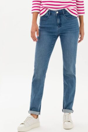 Brax Mary Denim Blue Regular Fit Stretchy Jeans