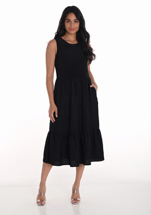 Frank Lyman 251110 Black Sleeveless Dress
