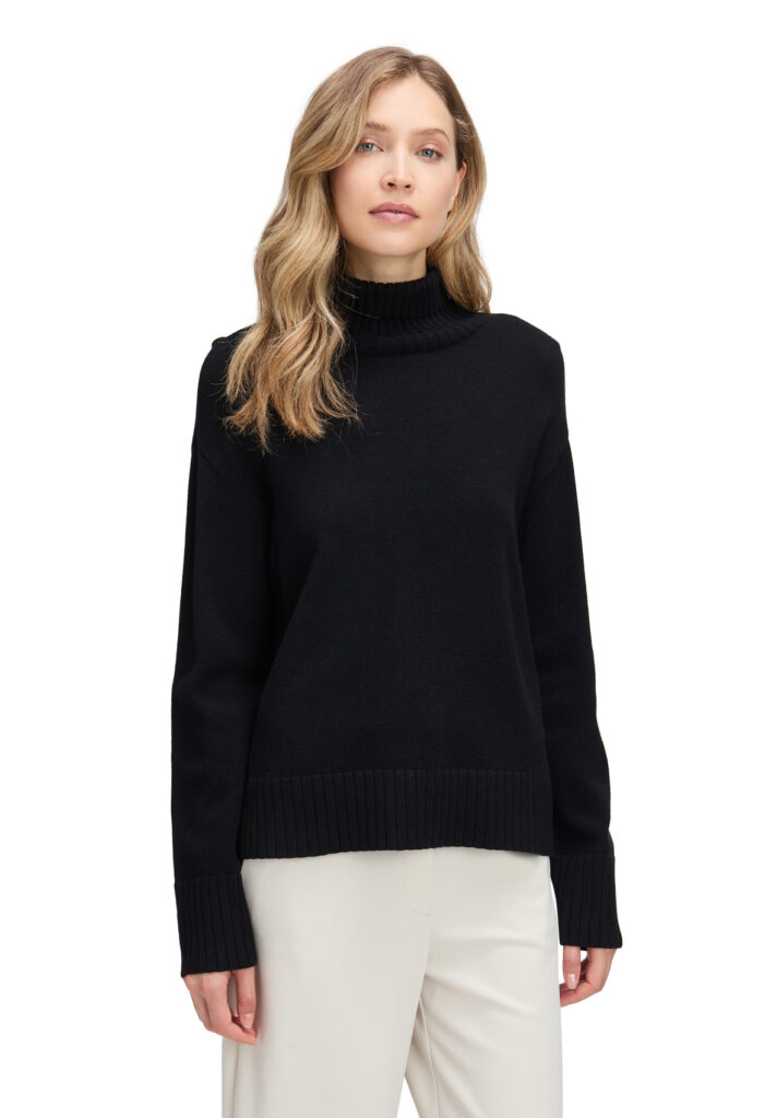 Betty Barclay Black Relaxed Fit Knit Pullover