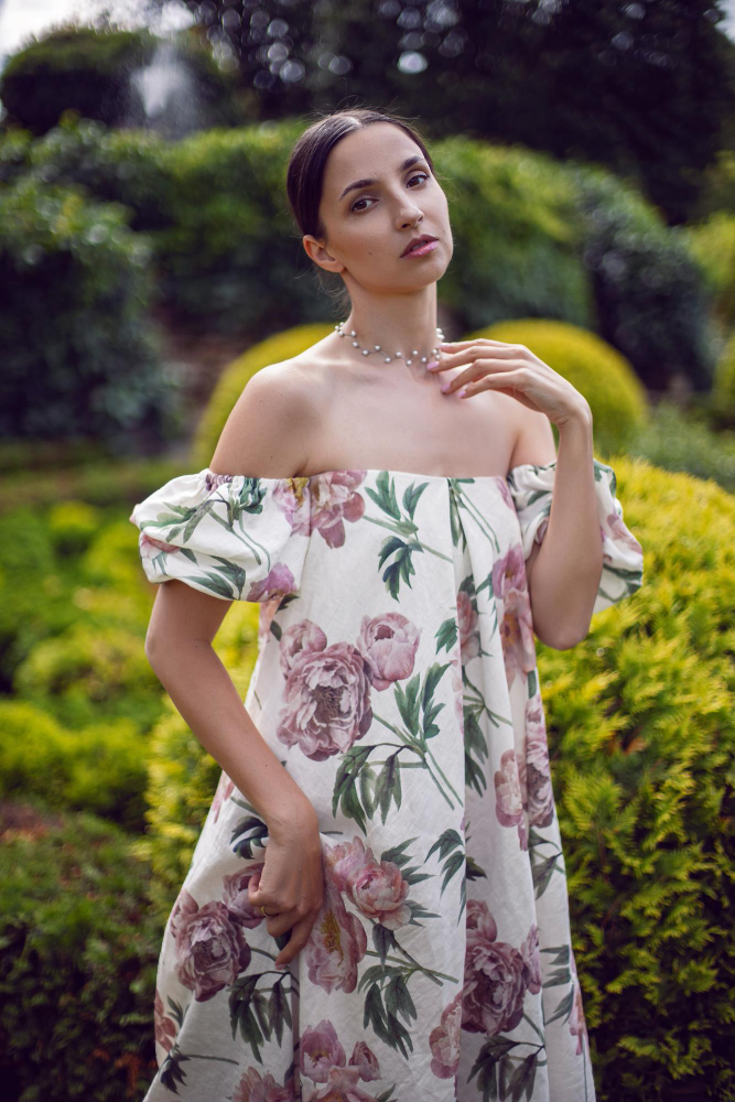 off-the-shoulder shirt