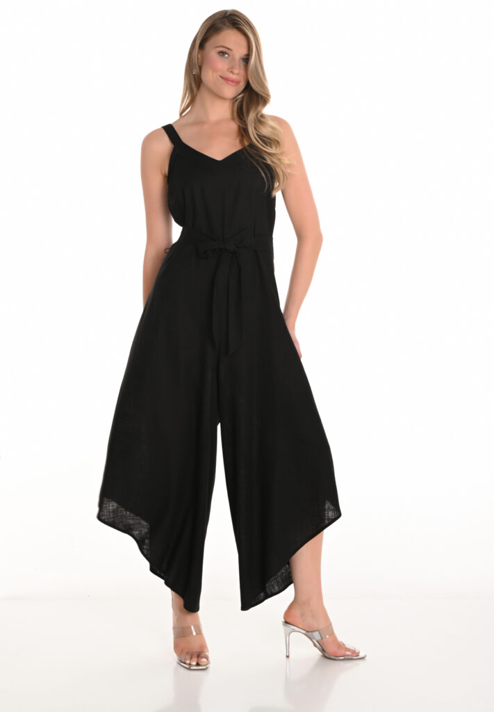 Frank Lyman 251271 Black Sleeveless Jumpsuit