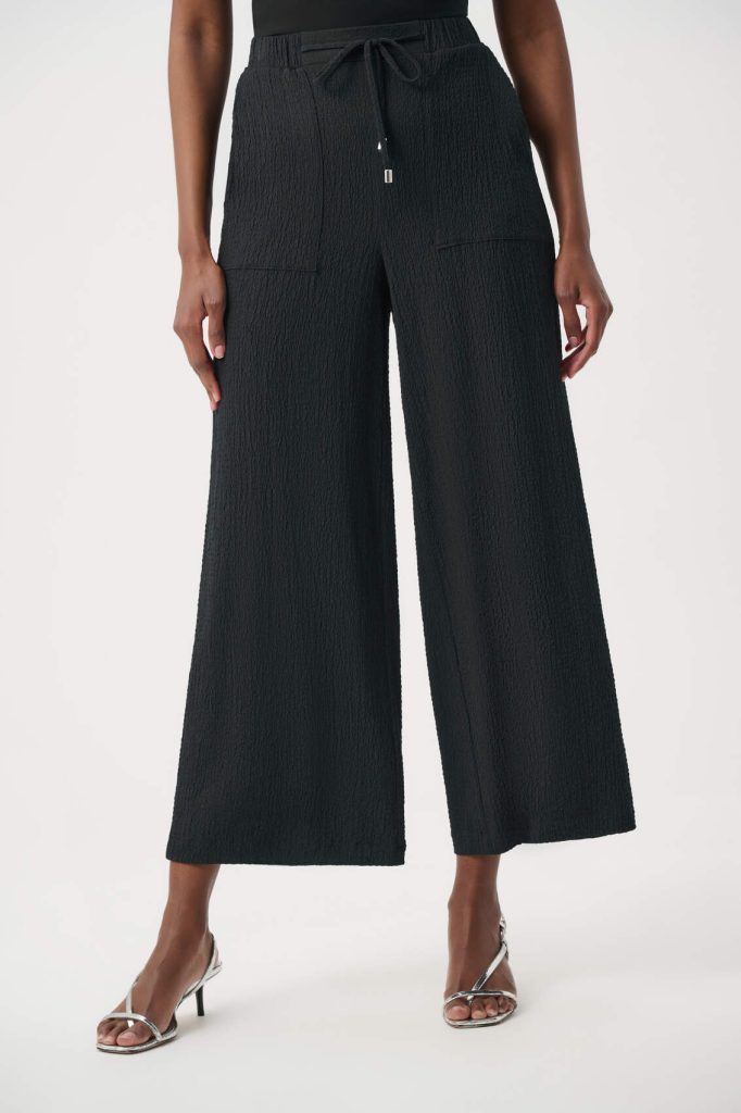 Joseph Ribkoff 261197 Black With Front Pockets Trousers