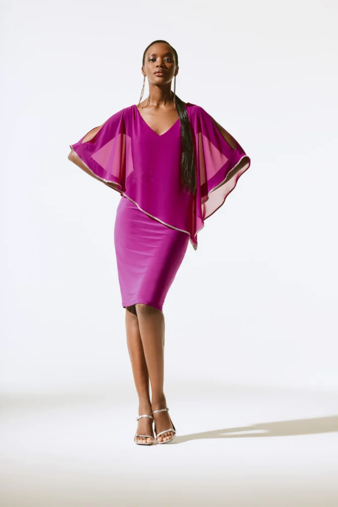 Joseph Ribkoff 243797 Empress Poncho Dress