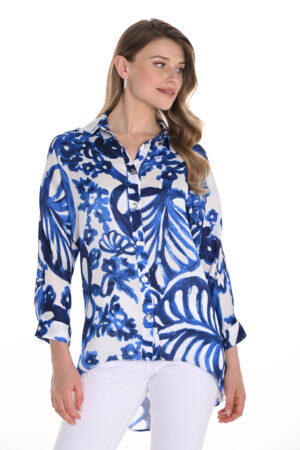 Frank Lyman 256380 Blue/White Tunic