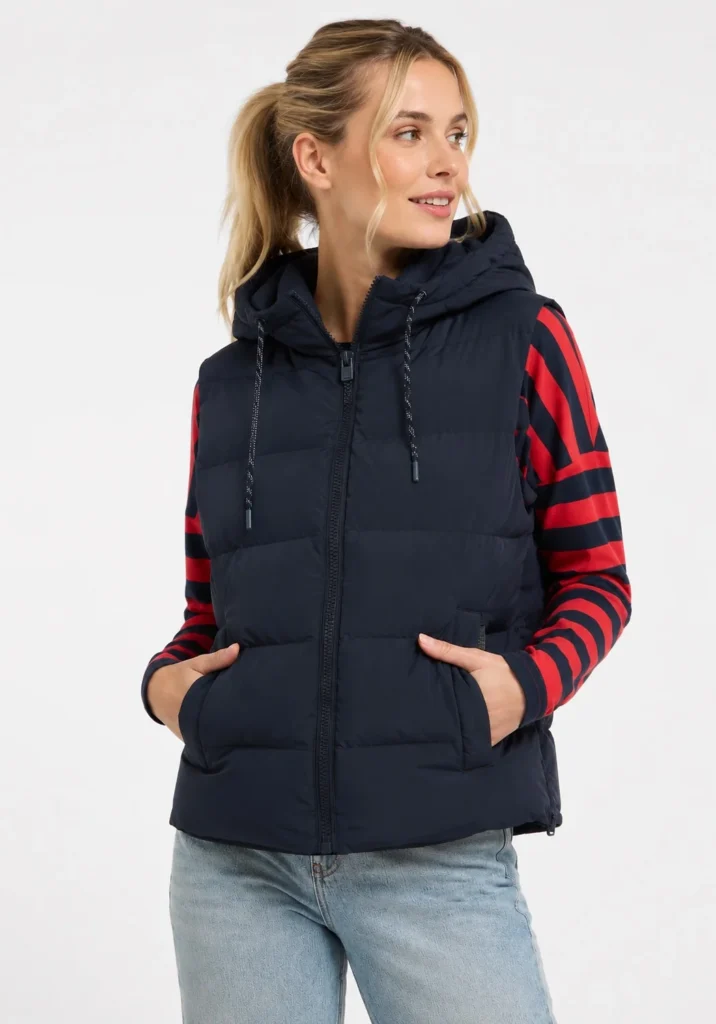 Elbsand 70897 Midnight Relaxed Fit Quilted Vest