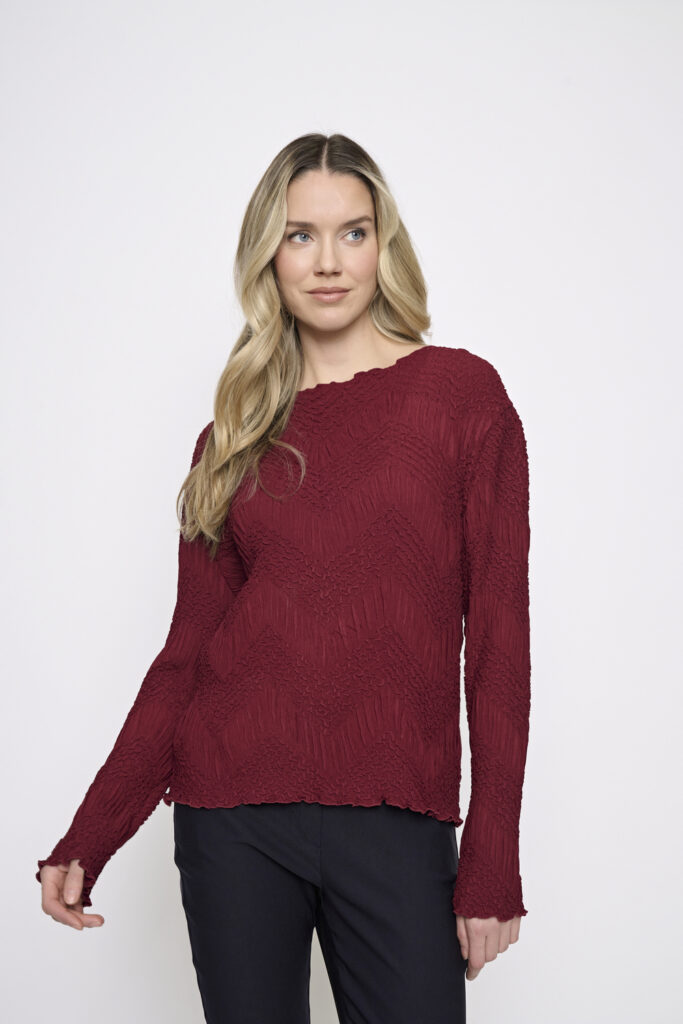 Picadilly YM288 Long Sleeve Crinkle Top