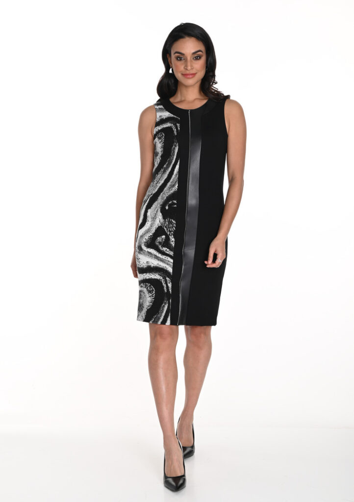 Frank Lyman 243296 Black/Grey Dress
