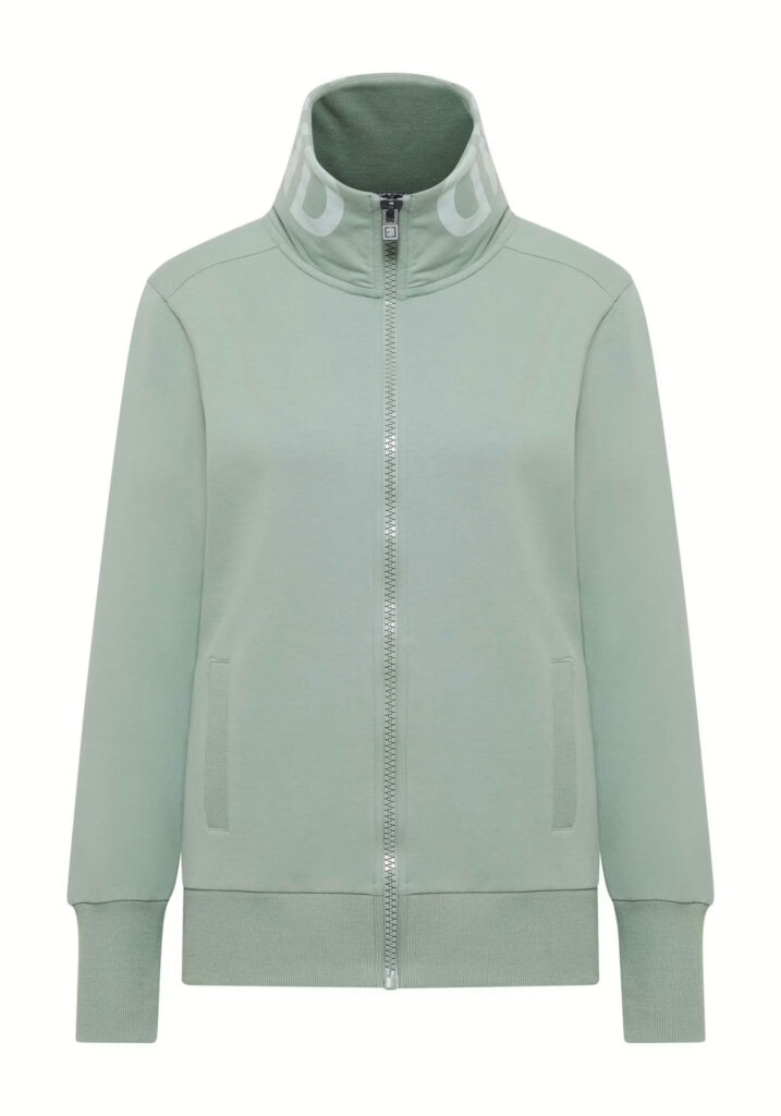 Elbsand 70348 Silt Green Long Sleeve Sweat Jacket