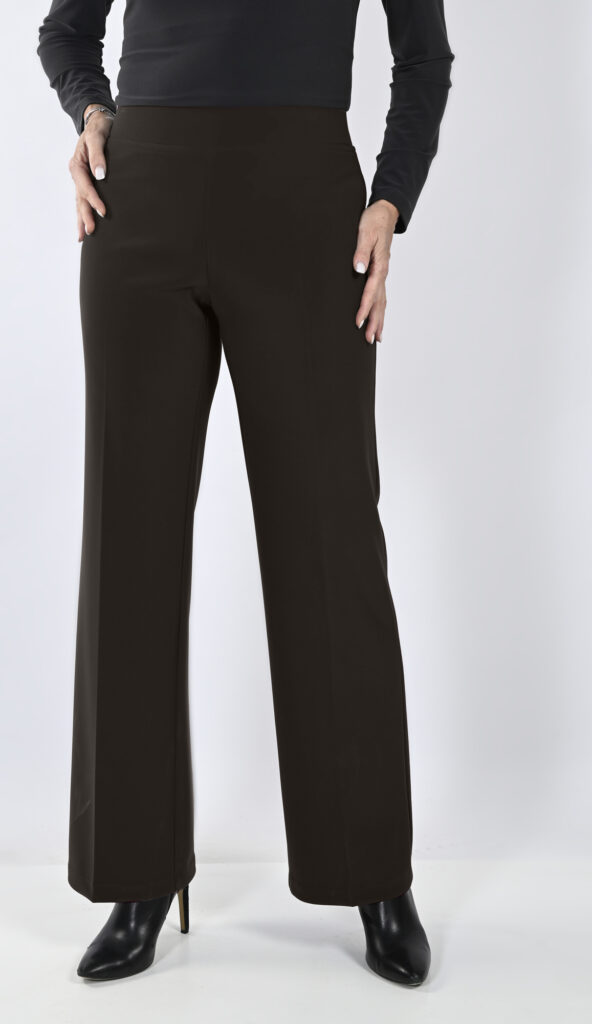 Frank Lyman 233015 Mocha Wide Leg Trousers