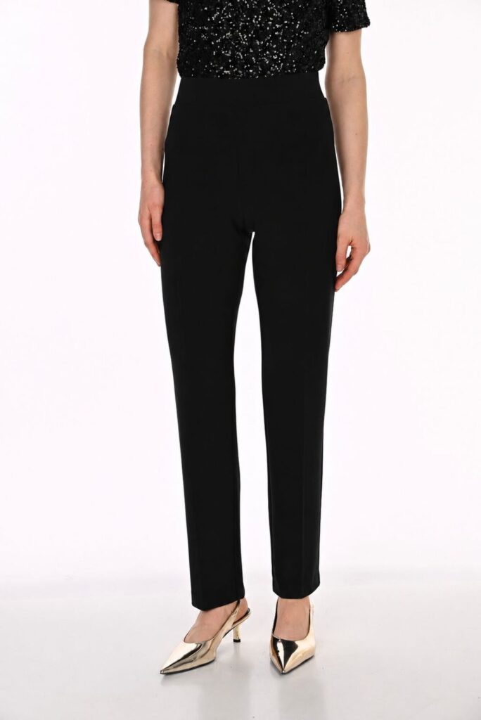 Frank Lyman 269046 Black Straight Leg Trousers