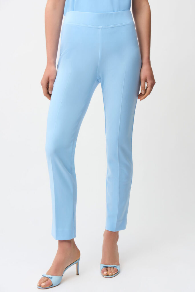 Joseph Ribkoff 143105 Sky Blue Classic Straight Pull-On Trousers