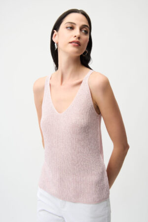 Joseph Ribkoff 252915 Petal Pink Camisole With Rhinestones (1)