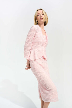 Joseph Ribkoff 254733 Lurex Cascade Knit Pull On Pencil Skirt (3)