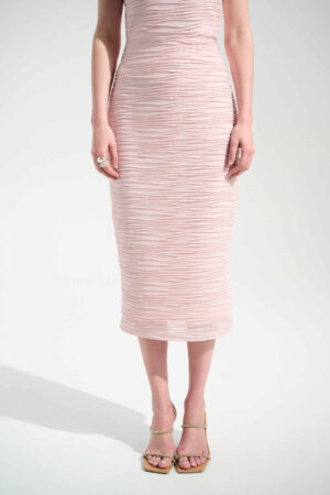 Joseph Ribkoff 254733 Lurex Cascade Knit Pull On Pencil Skirt (4)