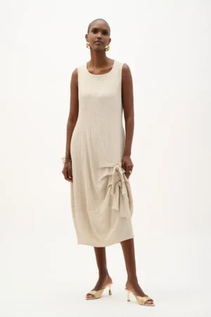 Joseph Ribkoff 262172 Cocoon Dress With Ring And Tie Detail